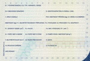 czech registration part 2 | How To Read The Czech Republic Vehicle Registration Certificate | ❌Eurococ